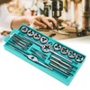 Tap Die Set, 20pcs Tap and Drill Set Metric Master