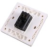 UHPPOTE Push to Exit Button Square Rocker Switch - Flush-Mounted