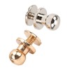 200 Set Chicago Screws 0.3x0.2in Pure Copper Glossy Durable Round