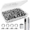 Grommet Tool Kit - 120 Grommet Eyelets Discs Eyelet Pliers