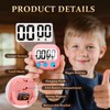 6 Pack Digital Kitchen Timer Small Classroom Timers for Kids