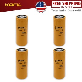 kofil 4PACK Engine Oil Change Filter Kit 1R-0749 For Caterpillar / CAT BF7587 P551311