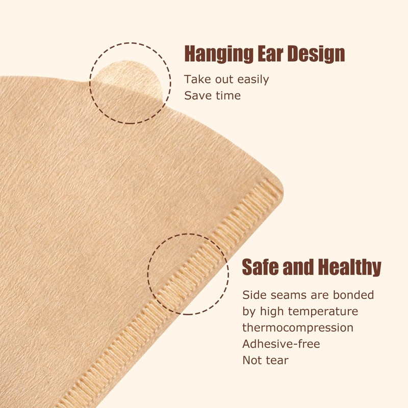100 Count Coffee Filter 2-4 Cup Preserves Flavor and Convenience