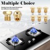10 PCS Universal Gas Nozzle Injectors For LPG Propane Burner