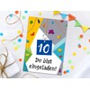 Minkocards 12 Invitations for 10th Children's Birthday Climbing Bouldering Girls
