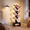Hoctieon 6 Tier Tree Bookshelf, Tall Bookcase with Drawer, Freestanding