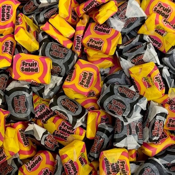 Black Jack & Fruit Salad Chews Mix 600g Sweet Jar
