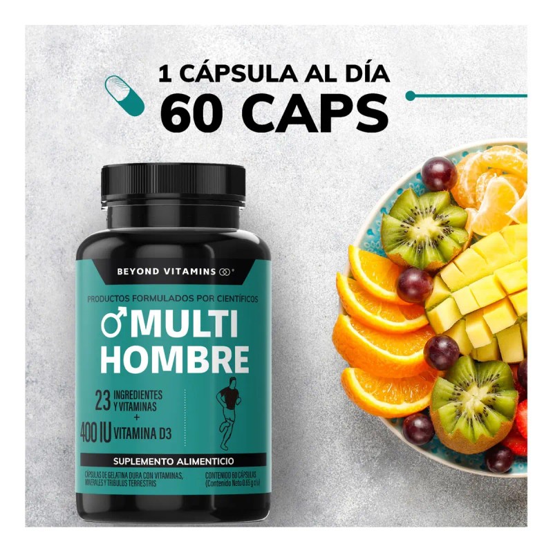 Kit Multivitaminico Hombre Magnesio Complex Sabor