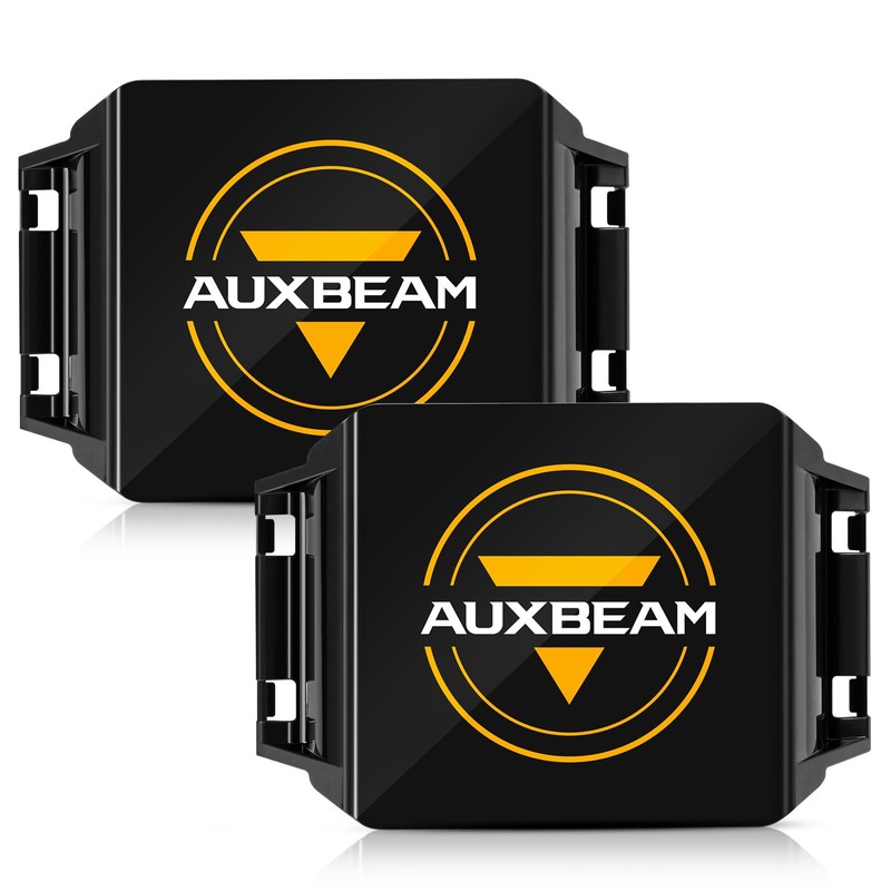 Auxbeam 7 inch Pod Light Covers, Black Cube Offroad Light