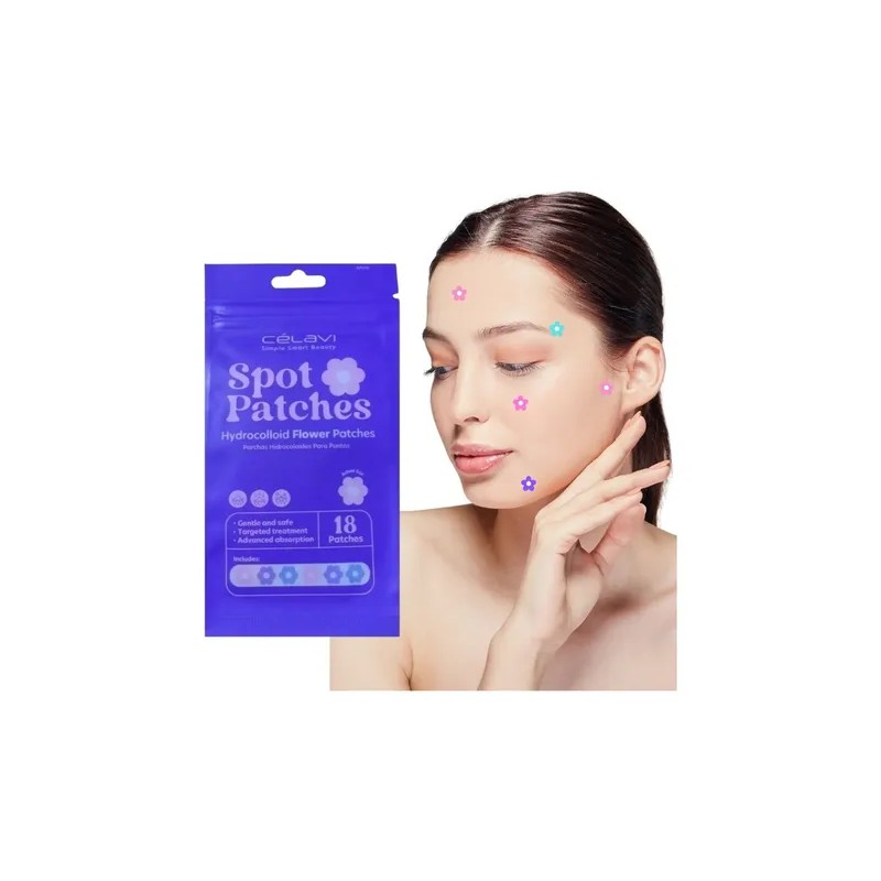 Parches Acne 36pzs Hidrocoloide Flores Tratamiento Celavi