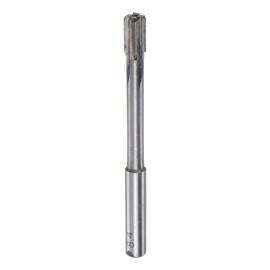 sourcing map Clamping Reamer 8.4 mm H7 Carbide Tip Straight Flutes Round Shank Lathe Cutter
