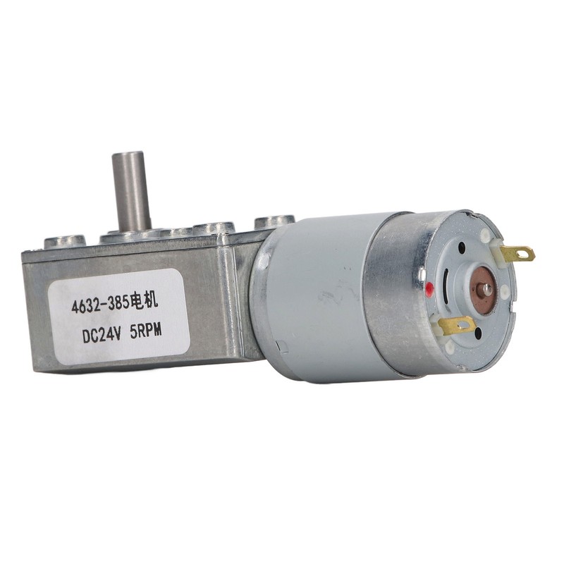 DC24V 5RPM Speed Reduction Motor 4632‑385 Worm Gear Self Locking