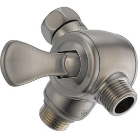 Delta Faucet U4929-SS-PK 3-Way Shower Arm Diverter for Handshower, Stainless, 3.00 x 3.00 x 3.00 inches