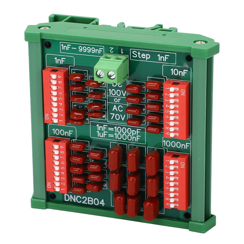 1nF Step 4 Digit Decade Programmable Capacitor Board Polypropylene Film