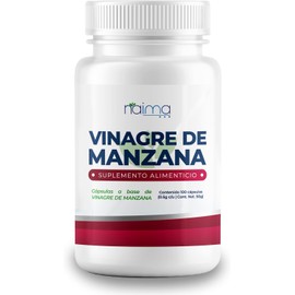 NAIMA™ Vinagre de Manzana 100 Cápsulas | 500mg por Cápsula | Detox Natural, Salud Digestiva y Piel Radiante | Suplemento Sin Aditivos para Bienestar Diario  SKU: