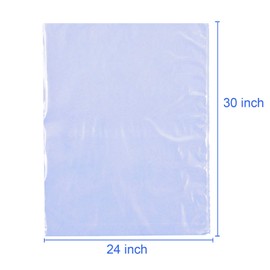 LazyMe Easter Basket Cellophane Shrink Bags, 24x30 inch, Shrink Wrap Bags Large, Clear (20 Pcs)