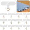 12 Pieces Phone Tether Tab,Universal Phone Lanyard Patch Without Adhesive,Phone