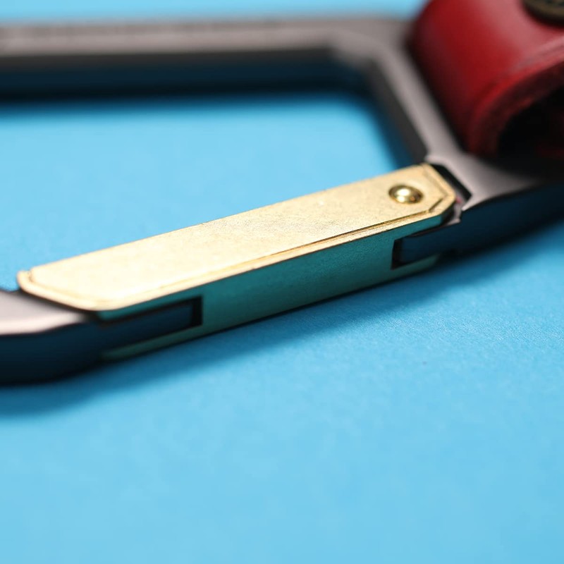 Masterpiece Carabiner Men's Key Chain, Camel