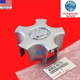 Lexus GENUINE OEM LEXUS 2001-2004 LS430 SILVER 17" WHEEL CENTER HUB CAP 42603-50170