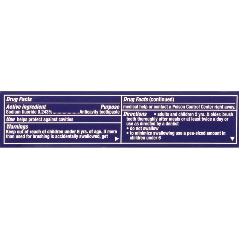 Crest 3D White Vivid Fluoride Anticavity Toothpaste, Radiant Mint 0.85