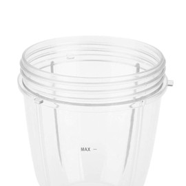 Dreld 2 Pack 18oz Cup with Flat Lid Replacement Parts Compatible with Nutribullet 600W 900W Blender Juicer (18oz)