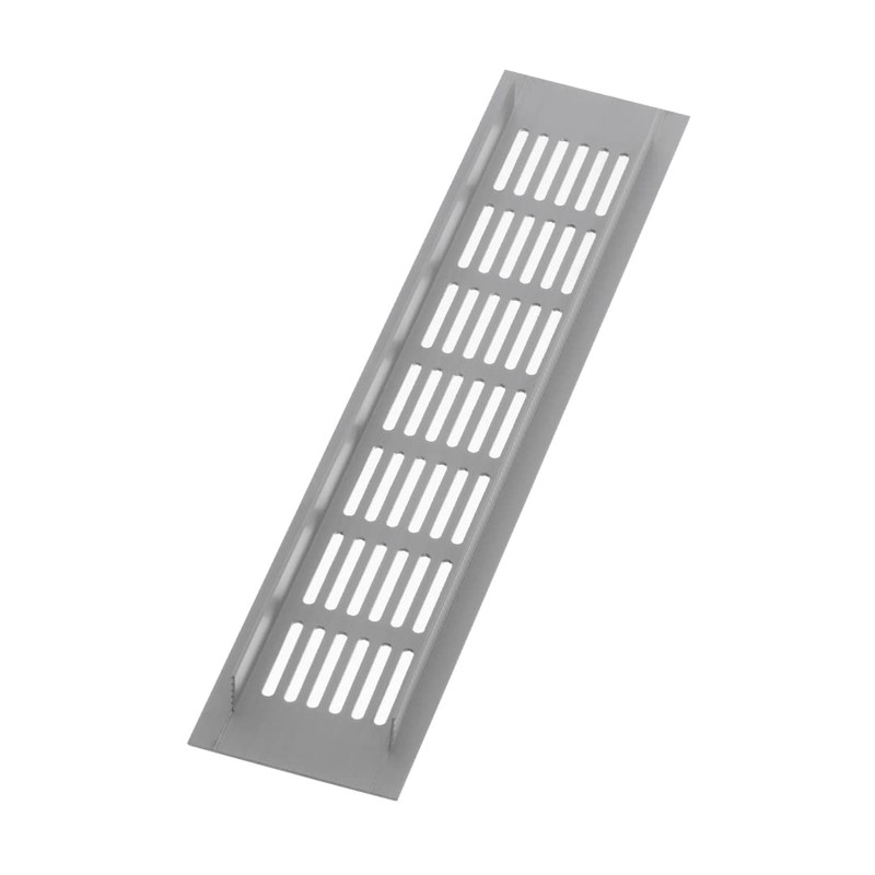 60x300mm Air Vent Cover - Aluminium Ventilation Grille - Silver