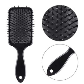 ayushicreationa Men and Women Hair Styling Comb Set Hairbrush for Long Thick Thin Curly Natural Hair Scalp Massage Combs Color_Black Set of 4
