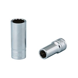 Kyoto Machine Tools (KTC) 3/8 inch (9.5 mm) Semi-Deep Socket (Duoden) 0.9 inch (22 mm) B3M22W