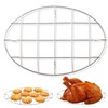 TamBee Cooking Oval 9.8 Inch Cookie Cooling Rack 304 Stainless
