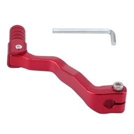 GOOFIT Red Lever Gear Lever Aluminium Alloy Gear Shift Lever Foldable Foot Shifter Replacement for Zongshen CG CB NC Engine 125 150 200 250 450 ATV Quad Dirt