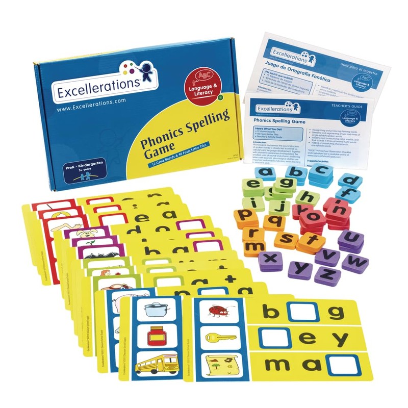 Excellerations PSG Phonics Spelling Game (Pack of 43)