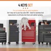 B04 Replacement Keys 4 Pack for Husky & Dewalt Tool