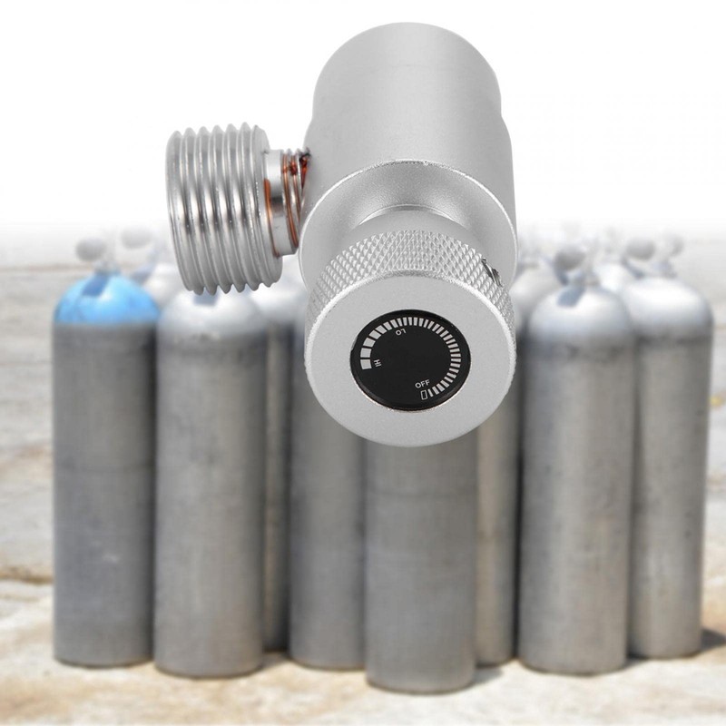 CO2 Refill Adapter, CO2 Filling Tank Cylinder Refill Metal Adapter