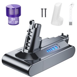 Upgraded 7000mAh V10 SV12 7-Cell 206340 Battery Compatible for V10 Cyclone V10 Animal/Absolute/Motorhead/Fluffy/SV12 Handheld Cordless Vacuum Cleaner Li-ion 969352-02 Battery(not for V8 SV10)