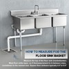 Tuanse 2 Pcs 8.5 x 8.5 x 3'' Stainless Steel