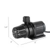 FixtureDisplays 2700 G/H 20' Lift Submersible Pond Water Pump 85W