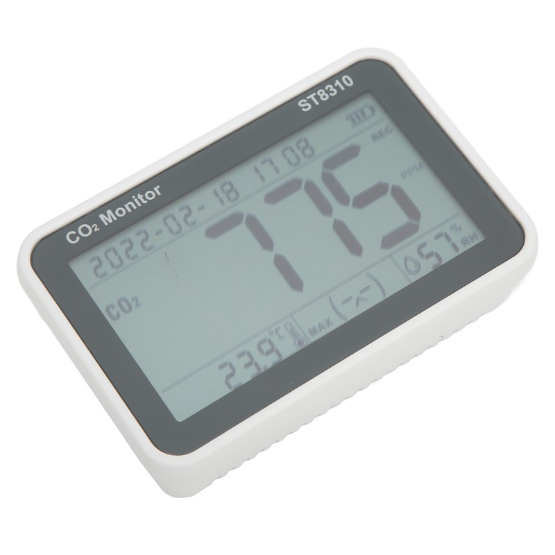 ST8310 LCD Air Quality Monitor Carbon Dioxide Detector CO2 Temperature