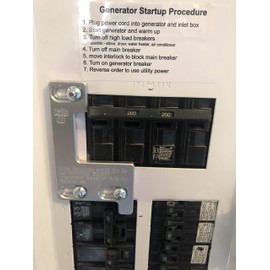 Generator Interlock Kit Compatible with Siemens/Murray/ITE 150 Amp or 200 Amp Service Panel