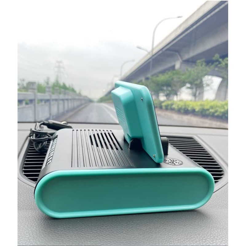 Baceyong Car Fan, 12V Heavy Wind Creative Four in One