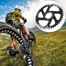 Bicycle Chainrings, GXP Bicycle Direct Installation Positive and Negative Disc Accessories for Mountain Bike Road Bike (40T)