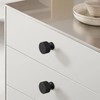 FAPUAL 6 Pack Matte Black Cabinet Knobs for Kitchen Cabinets