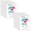 Pack of 14 A4 Document Wallets - Transparent Document Folder