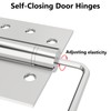 Hinges Self-Closing Door Hinges 4 inch 304 Stainless Steel Hinges