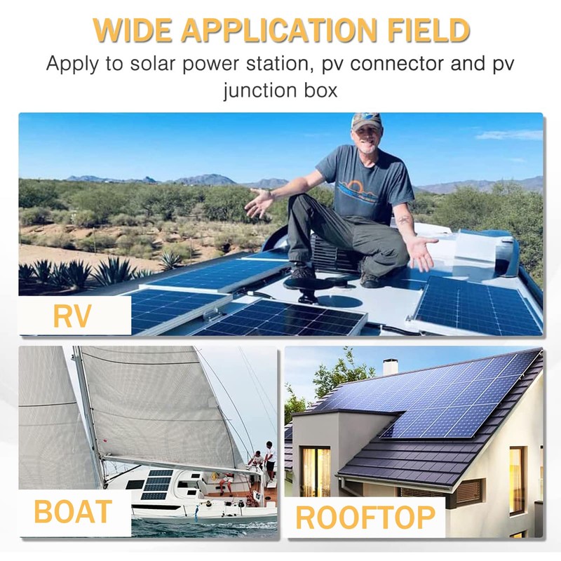 OBLLAR Solar Branch Connector Y Connector for Parallel Connection Between