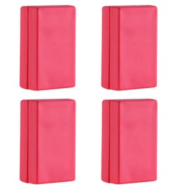 Magnetic Flag Weights for Bottom of Flag in Winds, Rubber Covered Heavy Duty Magnet Weights, Stop American Flag from Wrapping Around the Pole or Hooking on the Gutter, Red, 4 Pairs(Pack of 8)