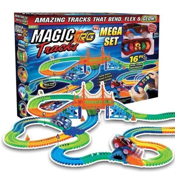 Magic Track Turbo RC Mega Set Car Track Toy Play