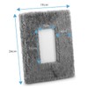 AmeliaHome Picture Frame Faux Fur Cream, Fur cream