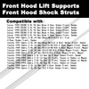 Front Hood Lift Supports Shock Struts Compatible with Camry 1991