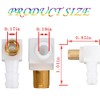 (2 Pack) 692317 493496 Carb Fuel Fitting Elbow Hose Connector