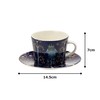 iittala 1054172 Taica Coffee Cup & Saucer, Blue
